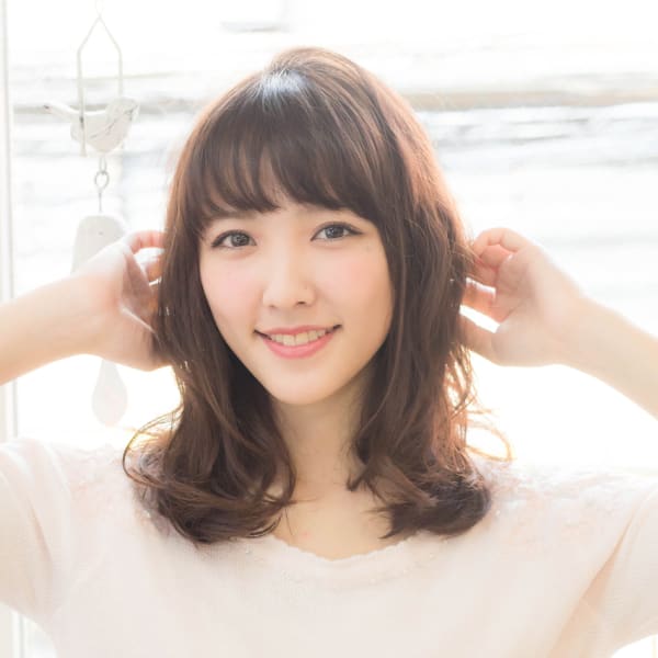 【hair coucou】暗髪ドレープくびれミディ