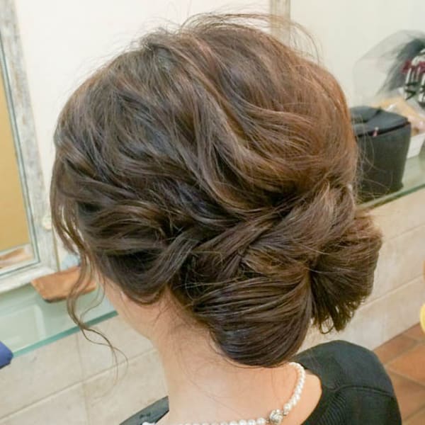 華やかリボンアップ