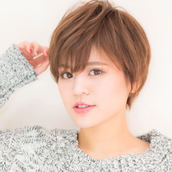 【hair coucou】グレージュモダンショート