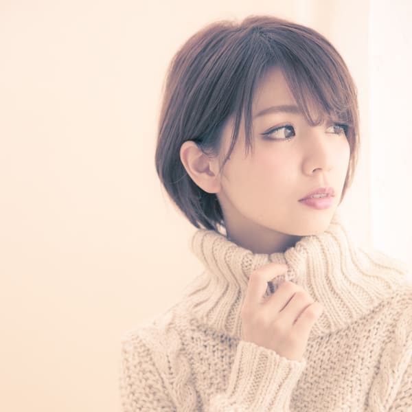耳かけショートボブ☆