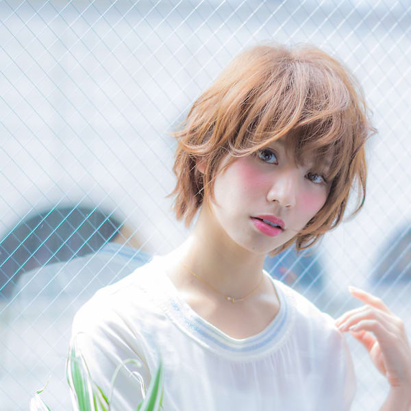 冬→春大人っぽショートとふんわりラテカラーで華やかに＠西梅田|es 西梅田