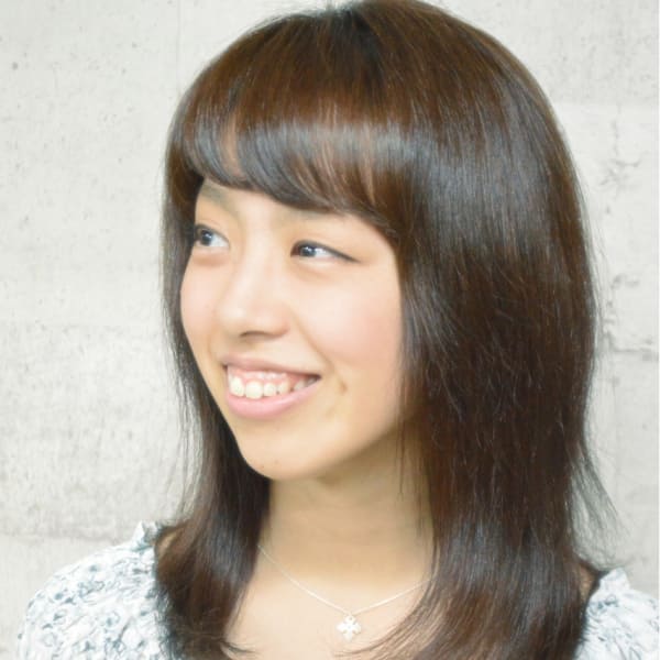 ナチュラルストレート＆イルミナカラー【西ヶ原】|Vingt-et-un