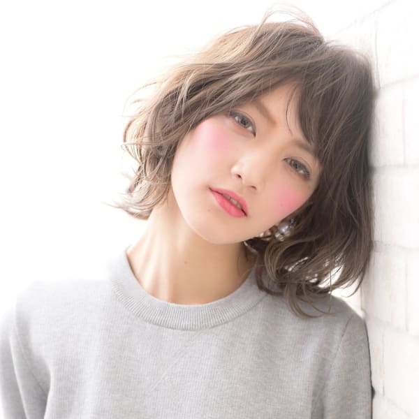 ふわふわボブ　スマートボブ　マシュマロボブ　スタイル    