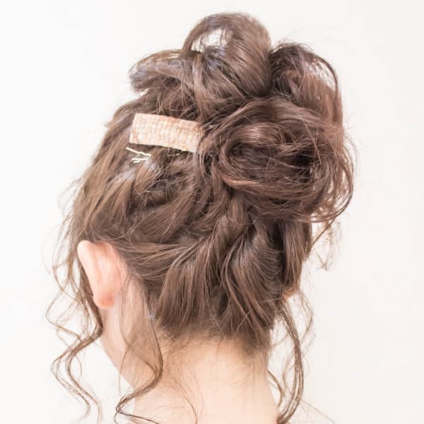 おくれ毛☆ひねりアップ