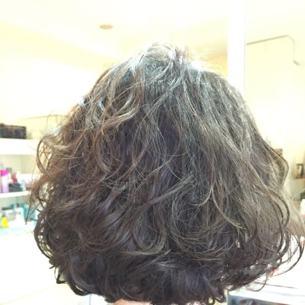 ショートボブ×パーマ