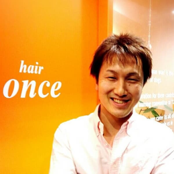 hair once【ワンス】のスタッフ紹介。内田勝士