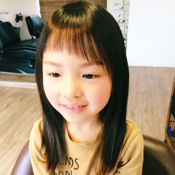 ななめバングミディアム