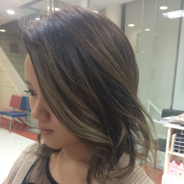 グレージュスーパーグラデーション