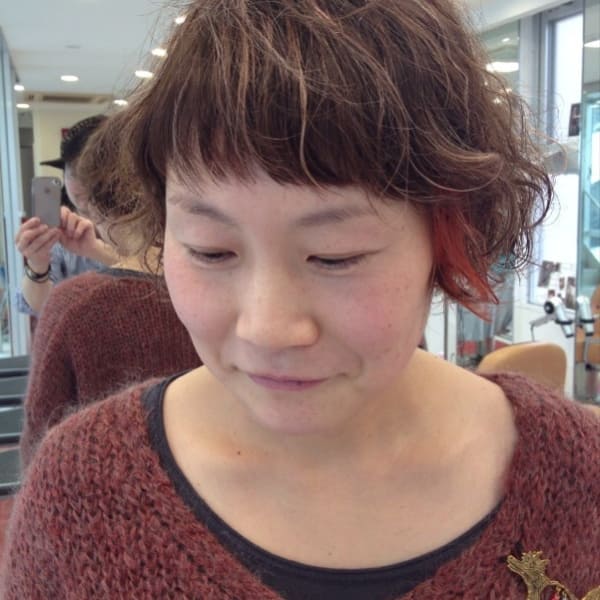 マッシュショート＆ハイライト