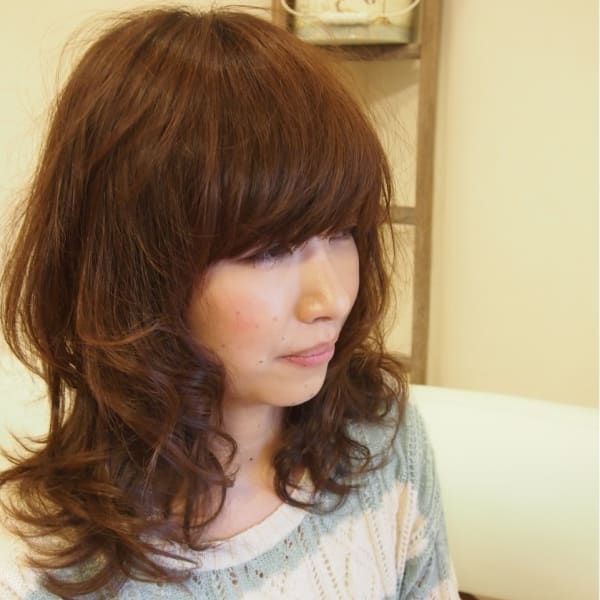 大人可愛いゆるふわスタイル