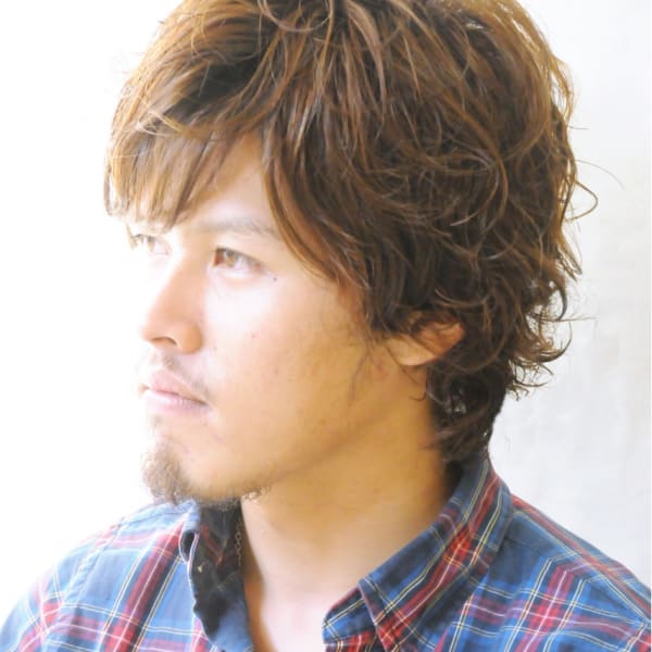 ★無造作メンズパーマ