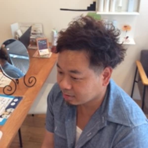 ちょっと遊びあるナチュラルパーマ|HAIR-SAKURA peace