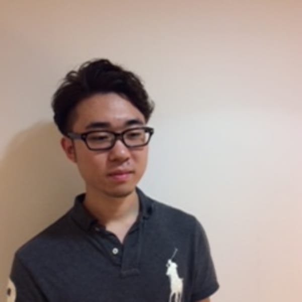 爽やかアップバングツーブロック