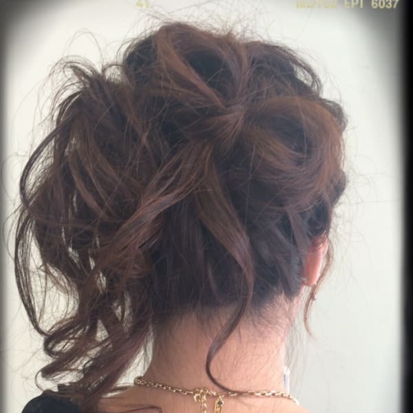 キュートで清楚なリボンハーフアップ