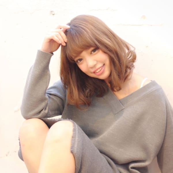 『Lino』ラフさと甘さが可愛い☆ふんわりミディ