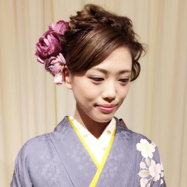 成人式キュートアップスタイル