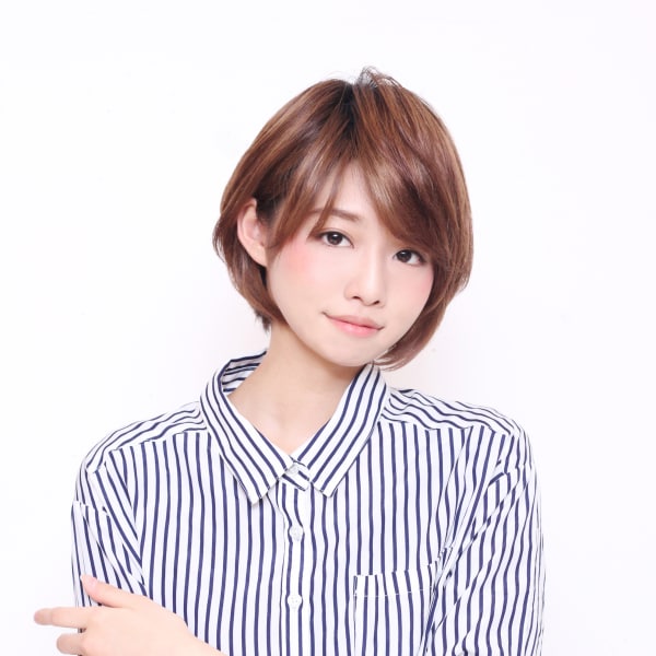 ナチュラルだけど上品な王道柔らかショート