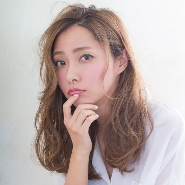 2016春夏　ゆるウェーブグレージュロング　Tー１５２