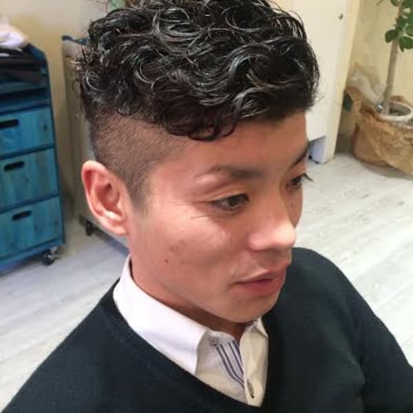 ちょい攻め外国人風パーマ