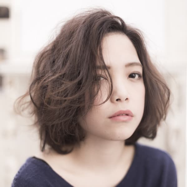 ゆるゆるウェーブボブ