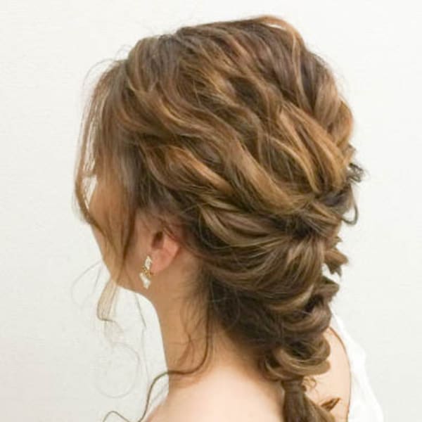 人気のねじりダウン