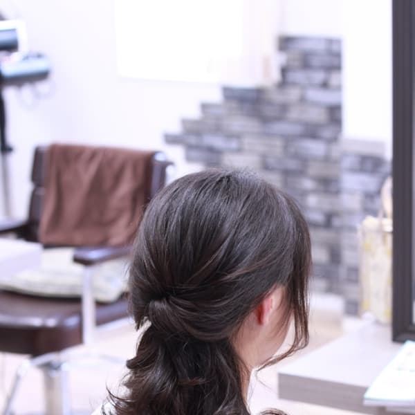 簡単まとめ髪