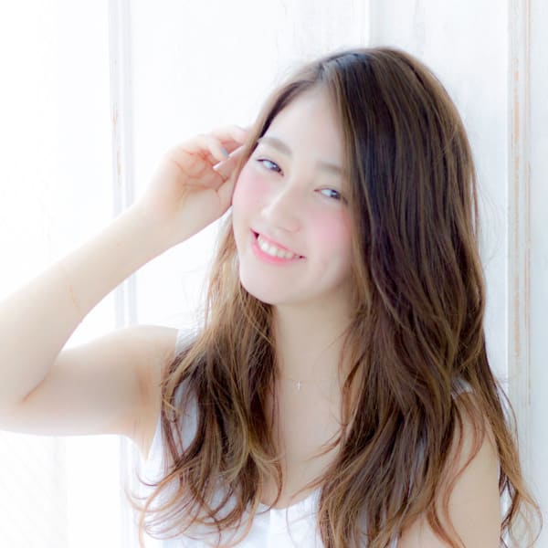 ニュアンスウェーブかきあげバングロング【N-443】