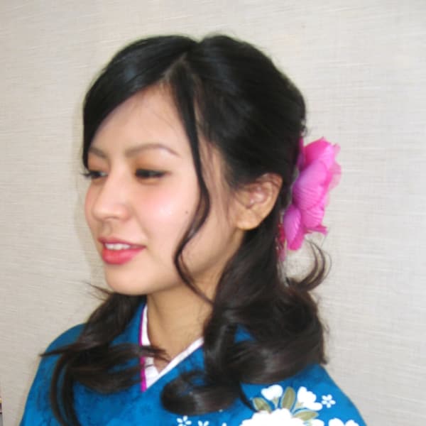 卒業式アップ・着付け・メイク【早朝料金込】