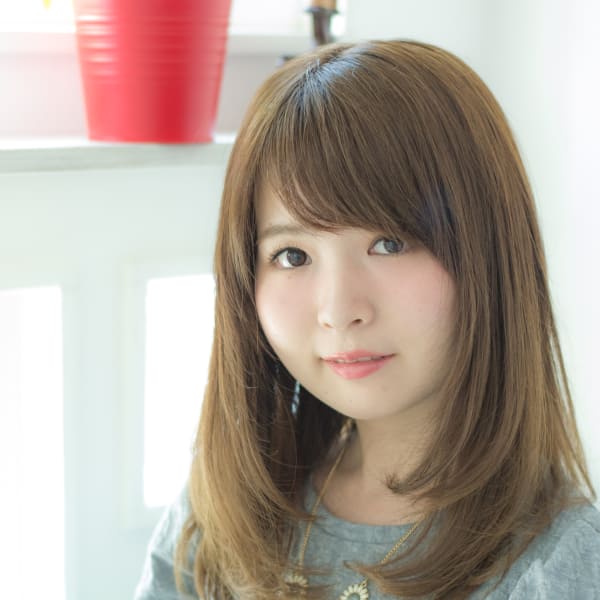 やわらかツヤ髪♪ナチュラルストレートロング