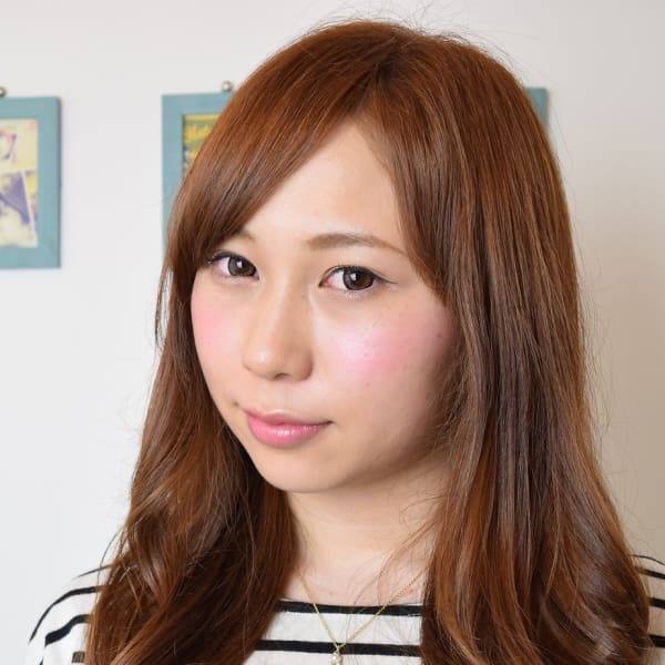 ノーブルアッシュピンクなセミウェーブ
