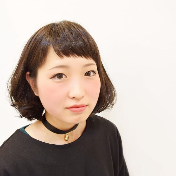 大人かわいいヘルシーボブ