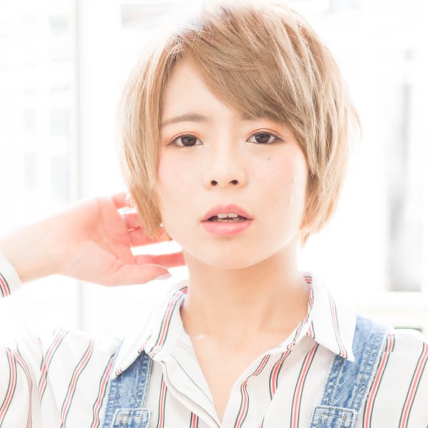 【hair coucou】ハイトーンショート