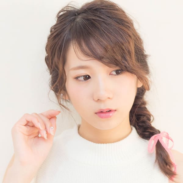 【hair coucou】編み込みダウンアレンジ