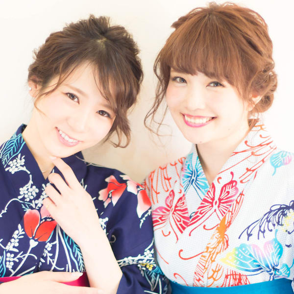 お友達とも☆浴衣着付けヘアセット