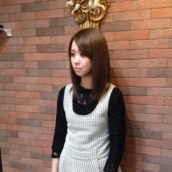 ナチュラルストレートヘアー|hair seele