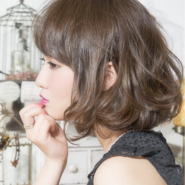 ☆ウェービー大人ボブ|Keep hair design 自由が丘