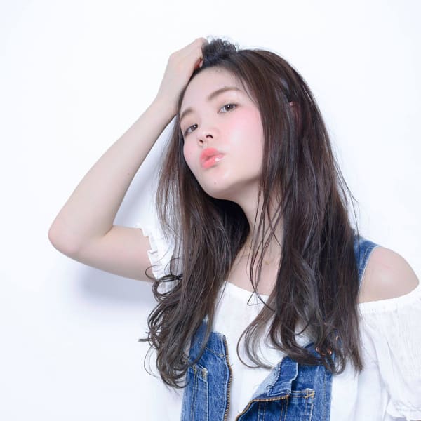 かきあげバング☆ダークブルージュ|Keep hair design 自由が丘