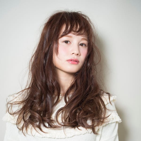 アンニュイパーマ☆ラベンダーモカ|Keep hair design 自由が丘