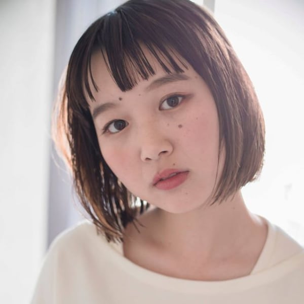 前髪パッツン☆ボブ|Keep hair design 自由が丘