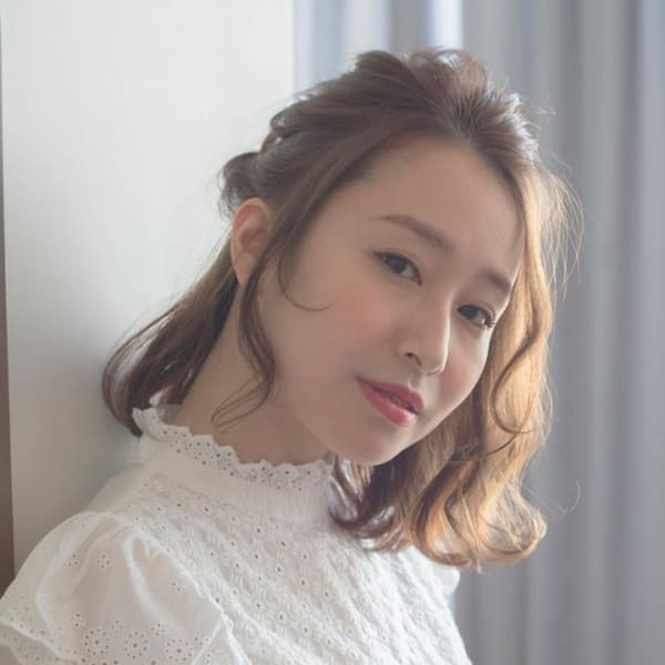 愛されハーフアップ☆アレンジ|Keep hair design 自由が丘
