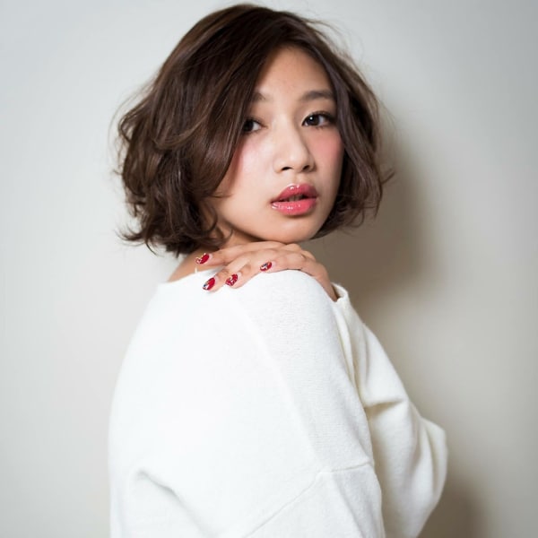 大人のドレープボブ|Keep hair design 自由が丘
