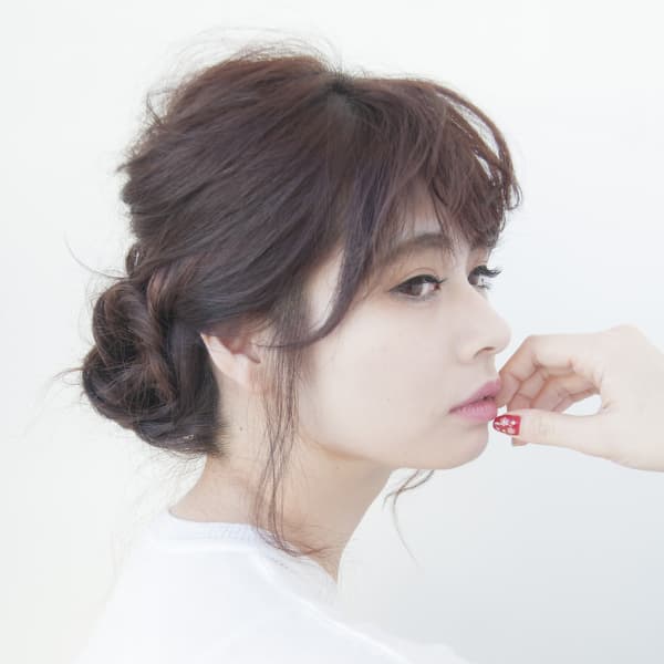 お手軽アレンジ|Keep hair design 自由が丘