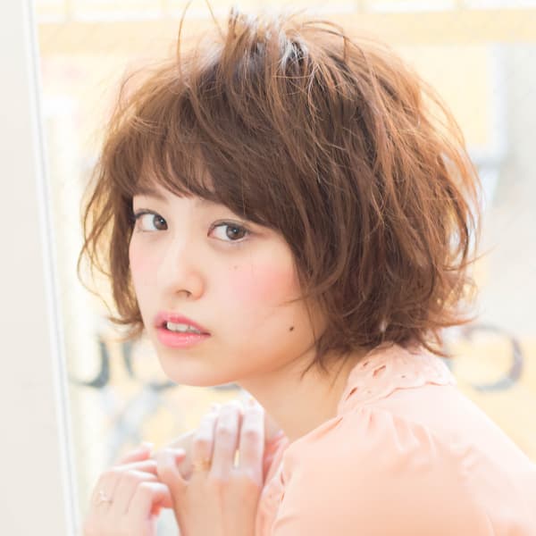 【hair coucou】ショートはふわっふわに