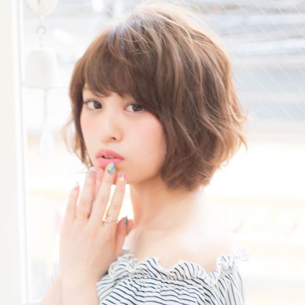 【hair coucou】人気のエアリーなショートボブ