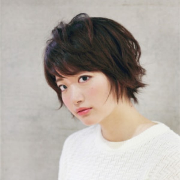 オススメ順 パーマ キュート マッシュ 黒髪の髪型 ヘアスタイル 楽天ビューティ