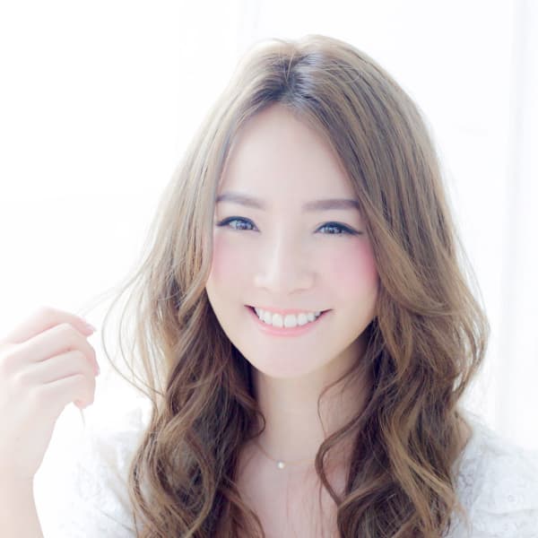 センターパート夏らしいロングスタイル【N-451】