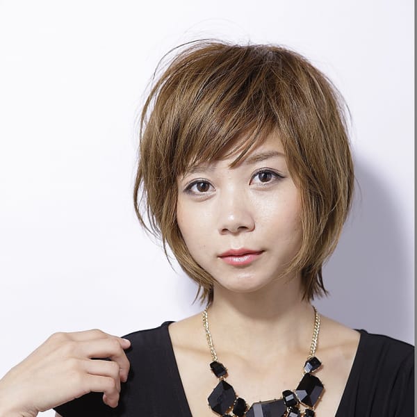 富岡佳子さん風ショート　