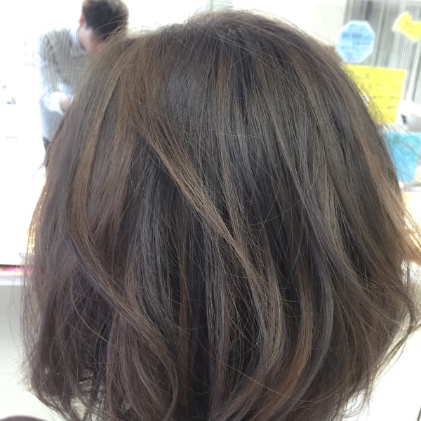 透け感ヌーディーアッシュ