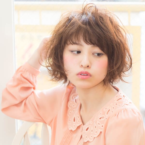 【hair coucou】ショートはふわっふわに　
