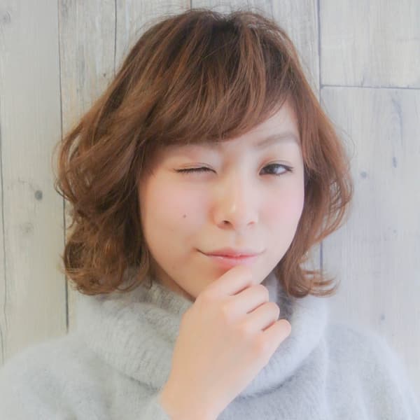 外ハネゆるフワボブ